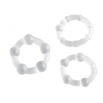 Набор эрекционных колец Pro Rings (Цвет: прозрачный)