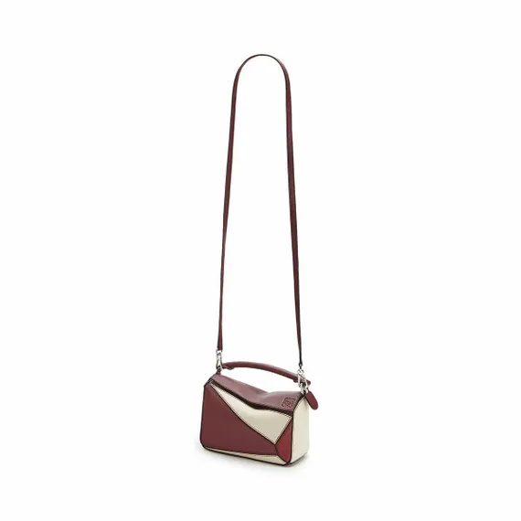 Сумка Loewe Puzzle Mini Bag Wine/garnet