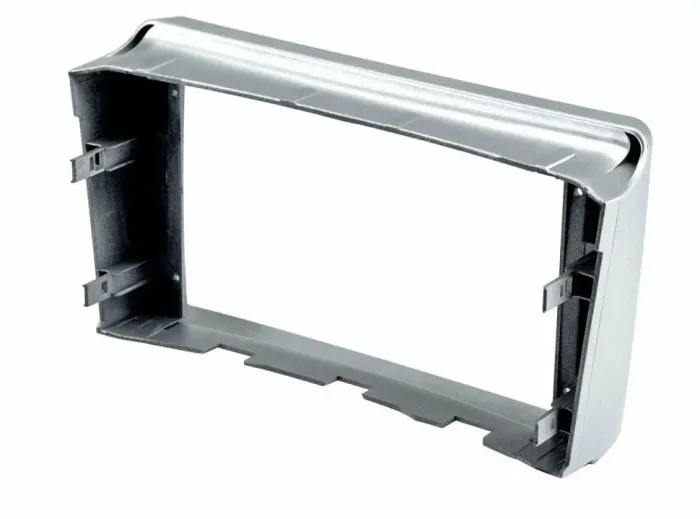 Комплект рамки с разъёмами 9" Toyota Avensis 250 2003-2008 серебро