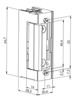 ST-SL351NC Защелка электромеханическая Smartec
