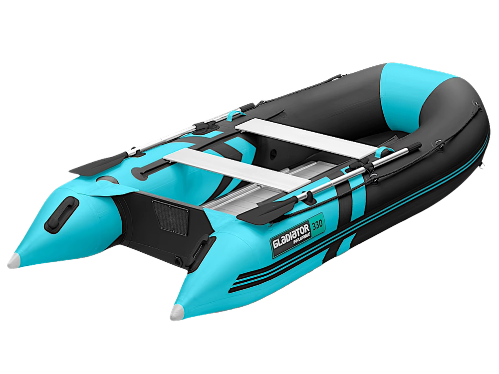 Лодка ПВХ Gladiator Light B330AL с алюминиевым полом -