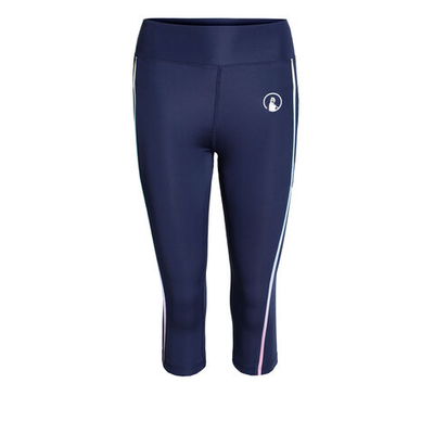 Женские теннисные брюки Quiet Please Rainbow Backswing Tight Women - Blue