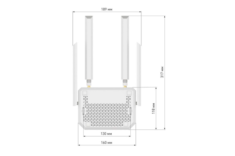 Wi-Fi роутер Netcraze (Keenetic) Speedster 4G+ (NC-2911), белый