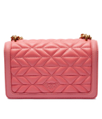 Кожаная сумка через плечо Quilted Love Birds Pinko - розовый(100074 A1XH)