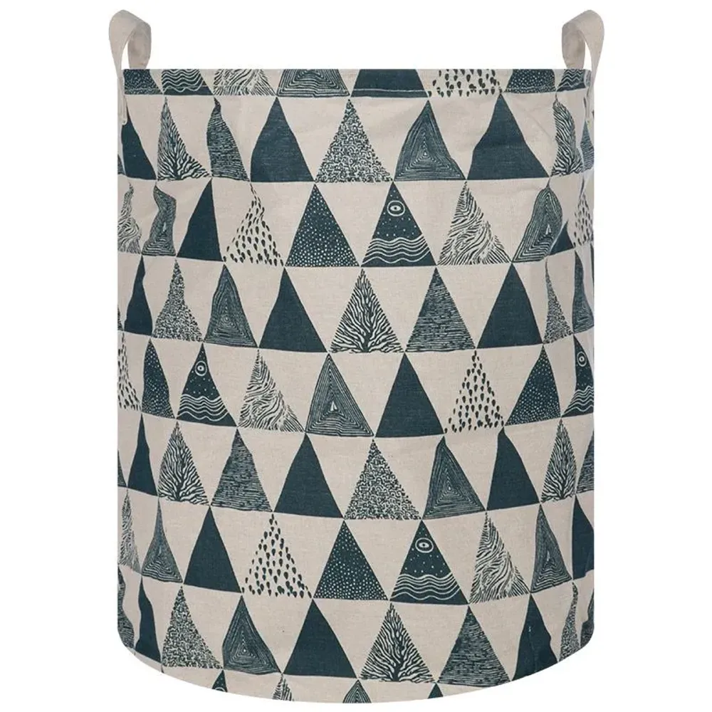 Корзина для белья складная Мозаика 42*35см