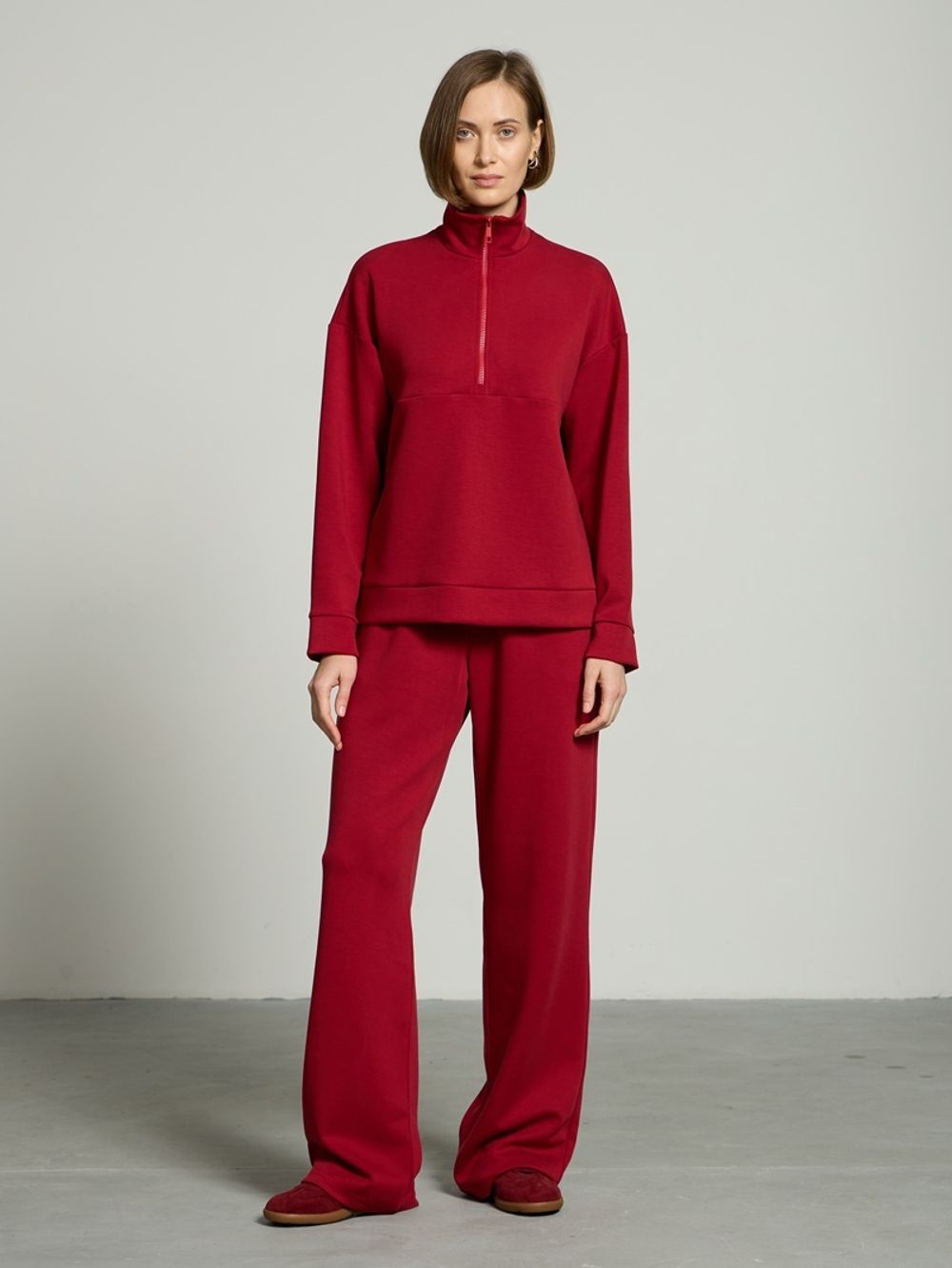 Брюки спортивные ягодные (Размеры L, XL)