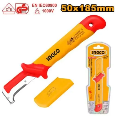 Нож изолированный с пяткой 1000В INGCO HIDCK1851 INDUSTRIAL