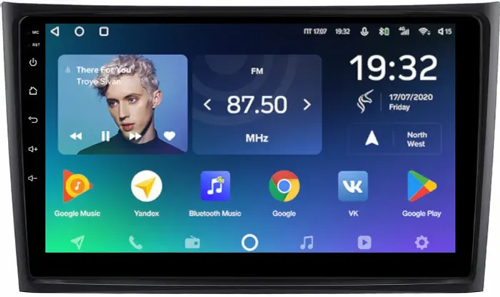 Магнитола для Volvo XC90 2002-2014 (рамка 10 вниз) - Teyes CC2 PLUS монитор 10.1" QLED, Android 10, Быстрая, SIM-слот