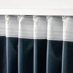 Комплект штор IKEA ROSENMANDEL (РОЗЕНМАНДЕЛ), Темно-синий, 135х250 см, 2 шт