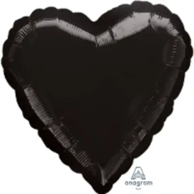 СЕРДЦЕ 18" Пастель Black