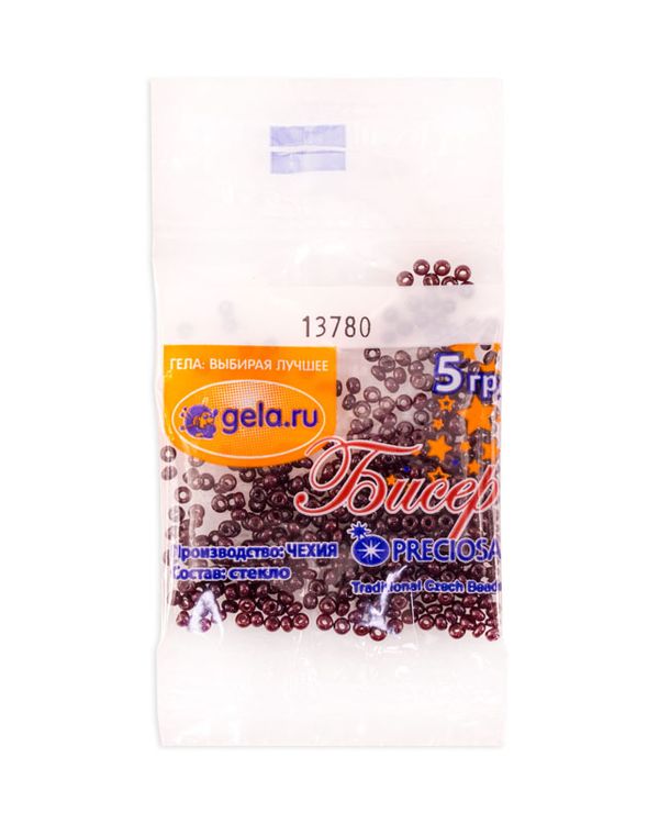 Бисер Preciosa 10/0, 50 г (10 шт по 5 г), цв.13780