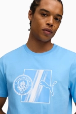 Футболка Puma Manchester City 25/26 FtblCulture Tee - голубой