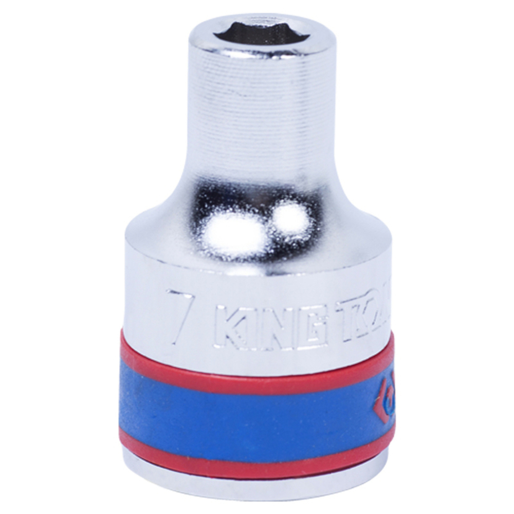 Головка торцевая стандартная шестигранная 1/2", 7 мм KING TONY 433507M