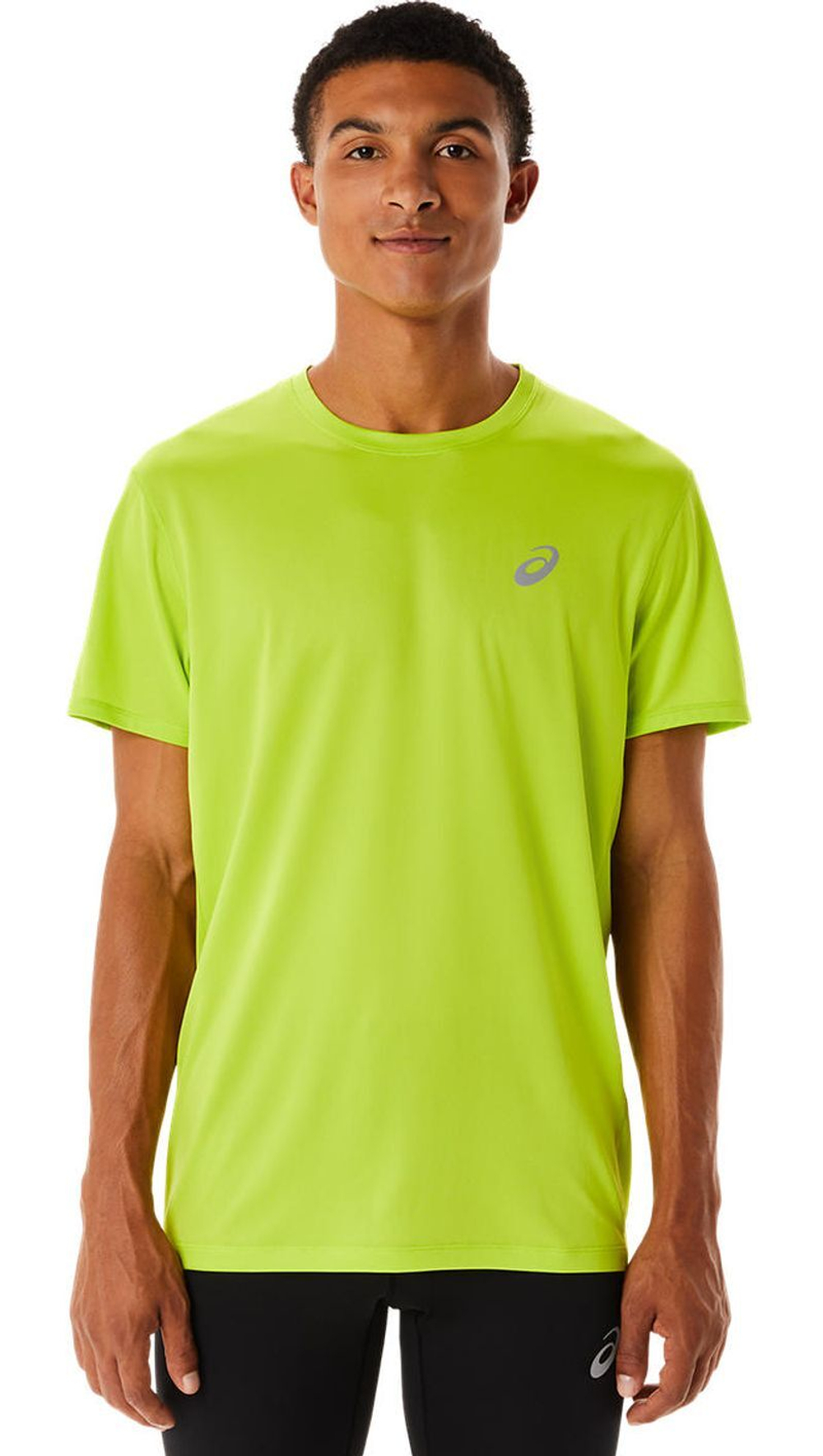 Мужская теннисная футболка Asics Core SS Top - lime zest
