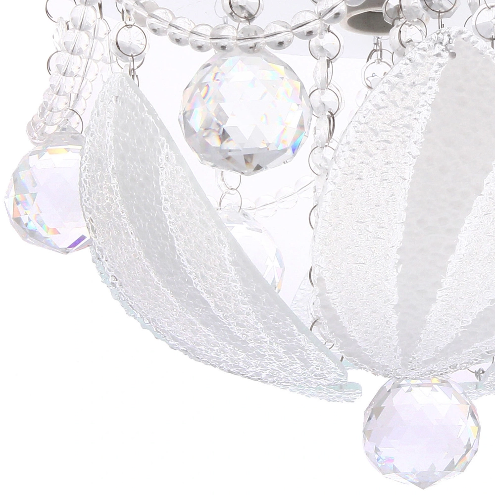 Люстра 3*40Вт Е27+LED 25*30*30см хром A41042-300