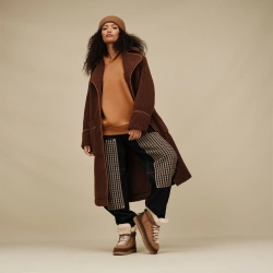 UGG Угги Classic Heritage Lace-Up, каштановый