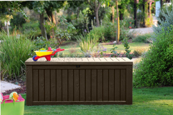 Пластиковый сундук Keter Rockwood 570 л brown