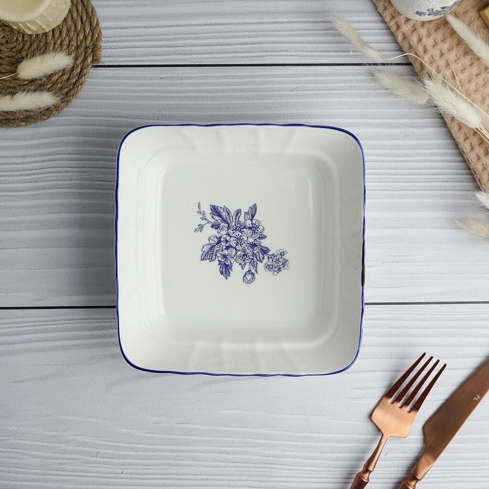 Салатник 400 мл 16*16 см h4,5 см квадратный Sea Flower P.L. Proff Cuisine [6]