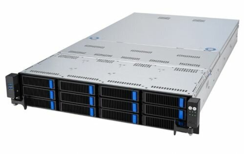 Серверная платформа 2U ASUS RS720-E11-RS12U (2*LGA4677, C741, 32*DDR5 (4800), 12*2.5 NVMe/SATA/SAS HS, 2*M.2, 2*PCIE, 2*10Glan, Mlan, 2*1600W, VGA, 4