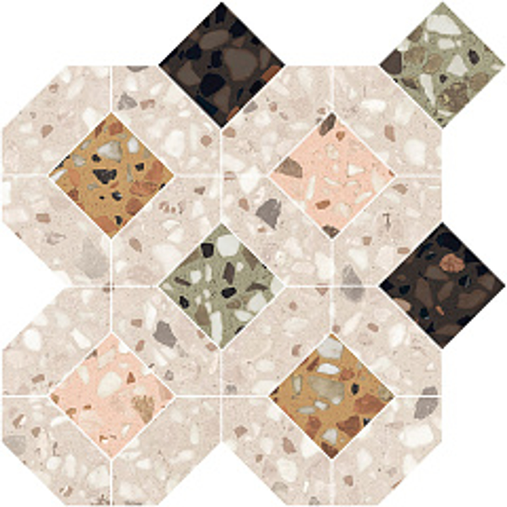 Мозаика / Керамогранит 41zero42 CHICCO Mosaic Quadra Light 33,7x33,7 арт.4101285 (9мм.)