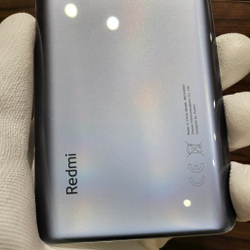 Крышка для Redmi Note 10 Pro - оригинальная задняя стеклянная панель (Тёмно - серого цвета)