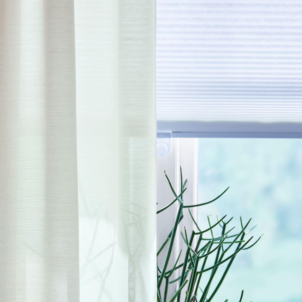 Комплект штор IKEA HILJA (ХИЛЬЯ), Белый, 145x250 см, 2 шт