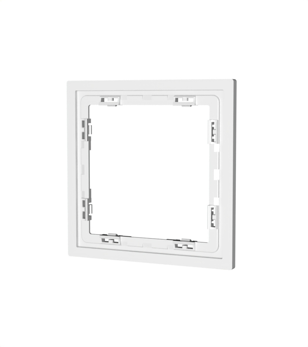 Рамка пластиковая на 1 пост, (белый матовый) Voltum S70 VLS100102