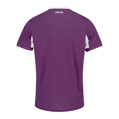 Мужское теннисное поло HEAD Slice T-Shirt Men - Violet, White