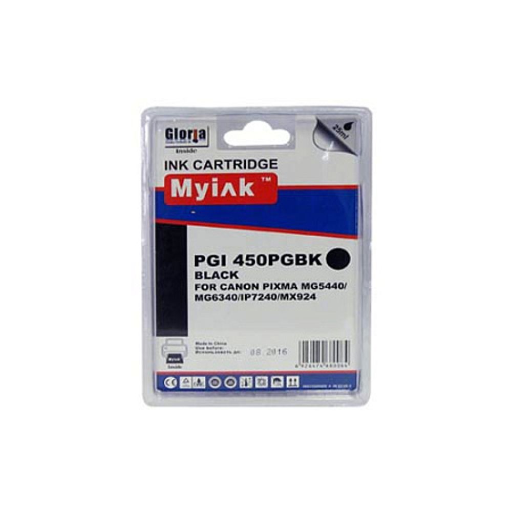 Картридж MyInk, аналог CANON PGI-450XLPGBK для PIXMA iP7240/MG6340/5440/7140 Black (20,4ml, Pigment)