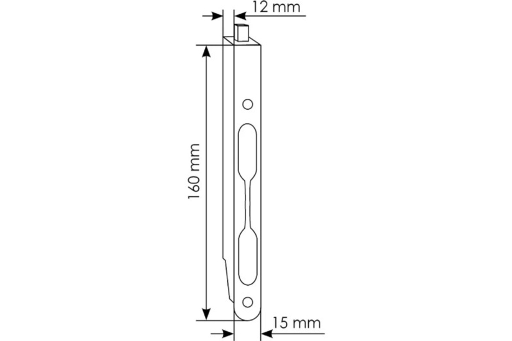 Ригель MORELLI L160 BL черный