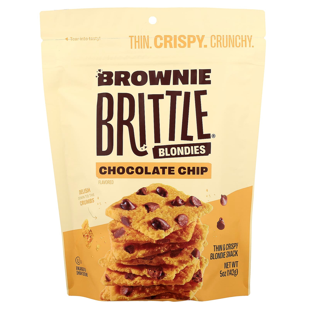 Sheila G's, Brownie Brittle® Blondies, шоколадная крошка, 142 г (5 унций)
