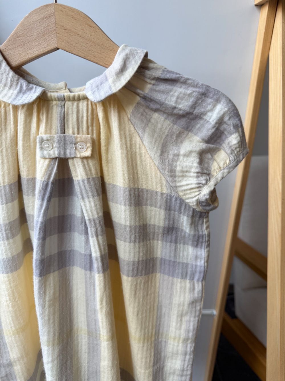 Хлопковое платье с блумерами Burberry, 92