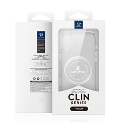 Усиленный прозрачный чехол с поддержкой MagSafe от Dux Ducis для iPhone 16, серия Clin Mag Series Case