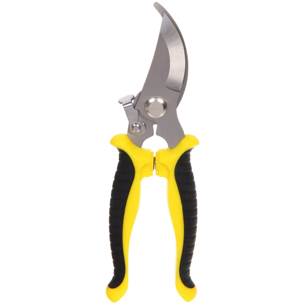 Секатор плоскостной 7,5» (19,см) «Фортуна» пластиковые прорезиненные ручки