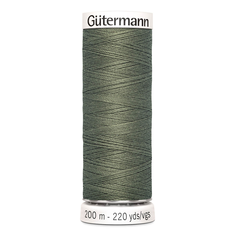 Нить Sew-All 200 м, Gutermann, 824 зеленый камуфляж