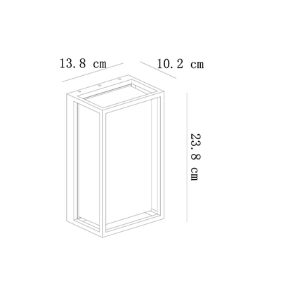 Уличный настенный светильник Arte Lamp MARFIK A2322AL-1BK, 1хE27