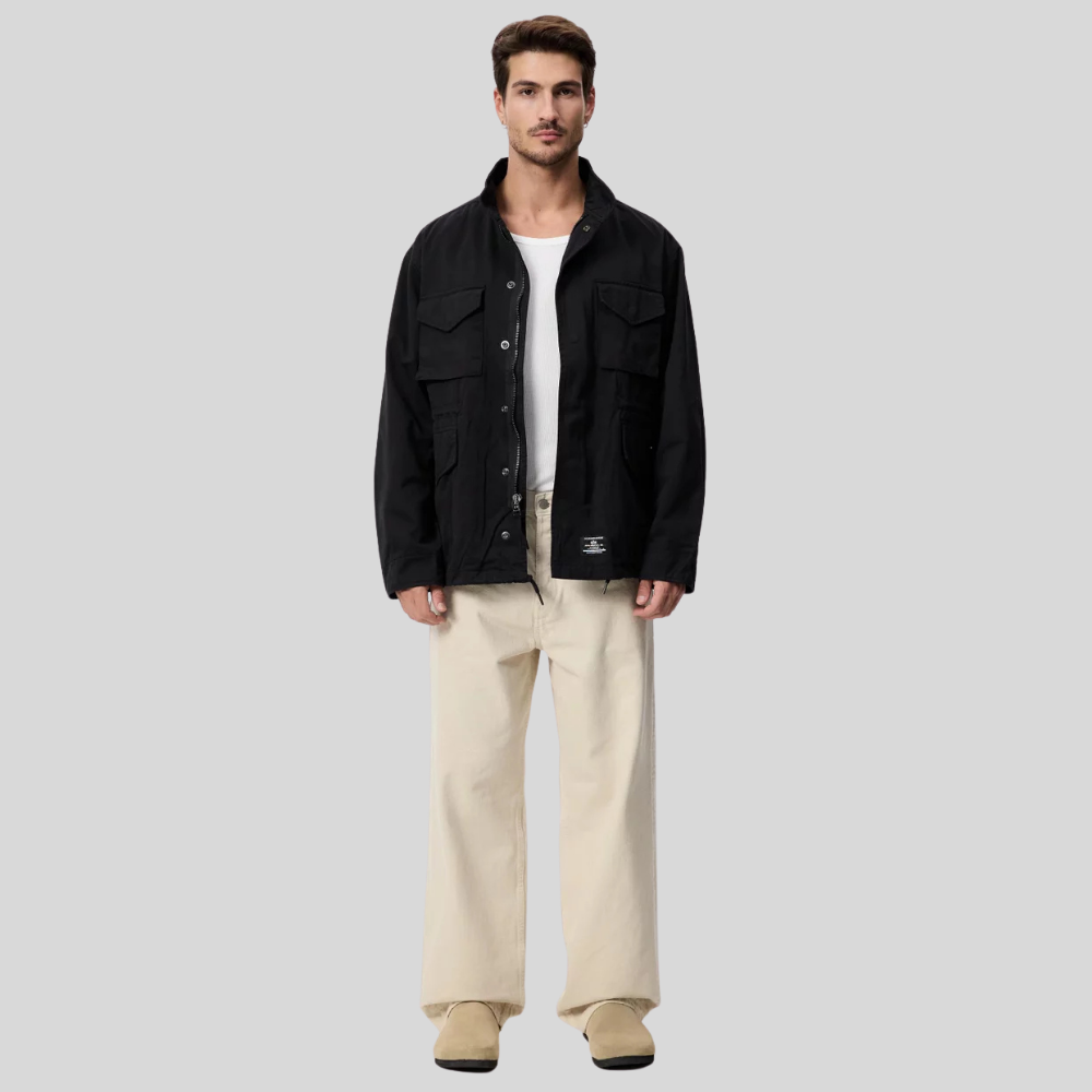 Куртка Alpha Industries M-65 MOD Field Coat GEN II (Черная)