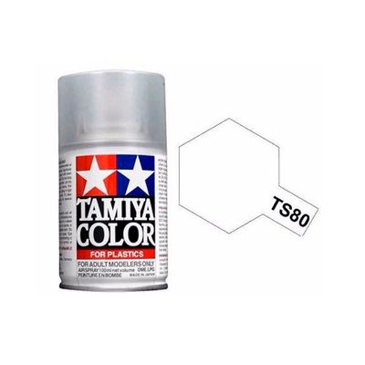 Tamiya TS-80 Clear, Лак в аэрозоли Матовый, 100 мл