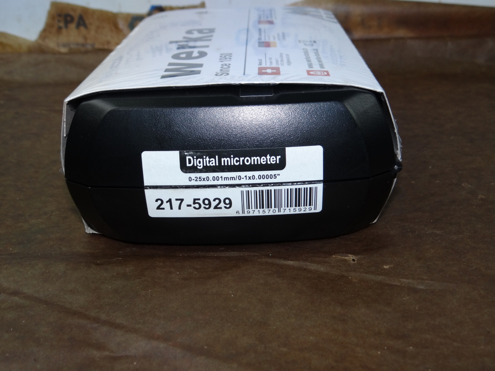 Werka микрометр цифровой 217-5929, 0-25 мм, 0.001 мм IP65