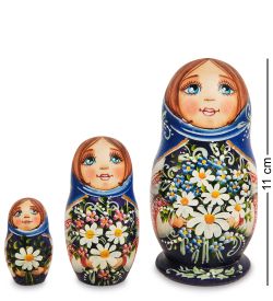 Народные промыслы МР-16/ 4-B Матрешка 3м «Мария с цветами»