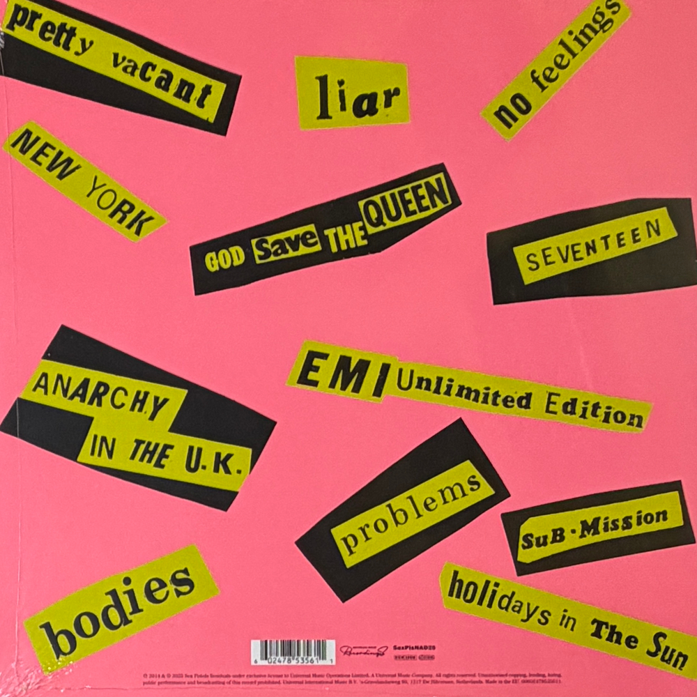 Sex Pistols ‎– Never Mind The Bollocks Here's The Sex Pistols (Европа 2025г.) Clear