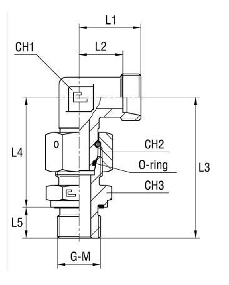 Штуцер FNE90 DL18 BSP1/2" (корпус) CAST