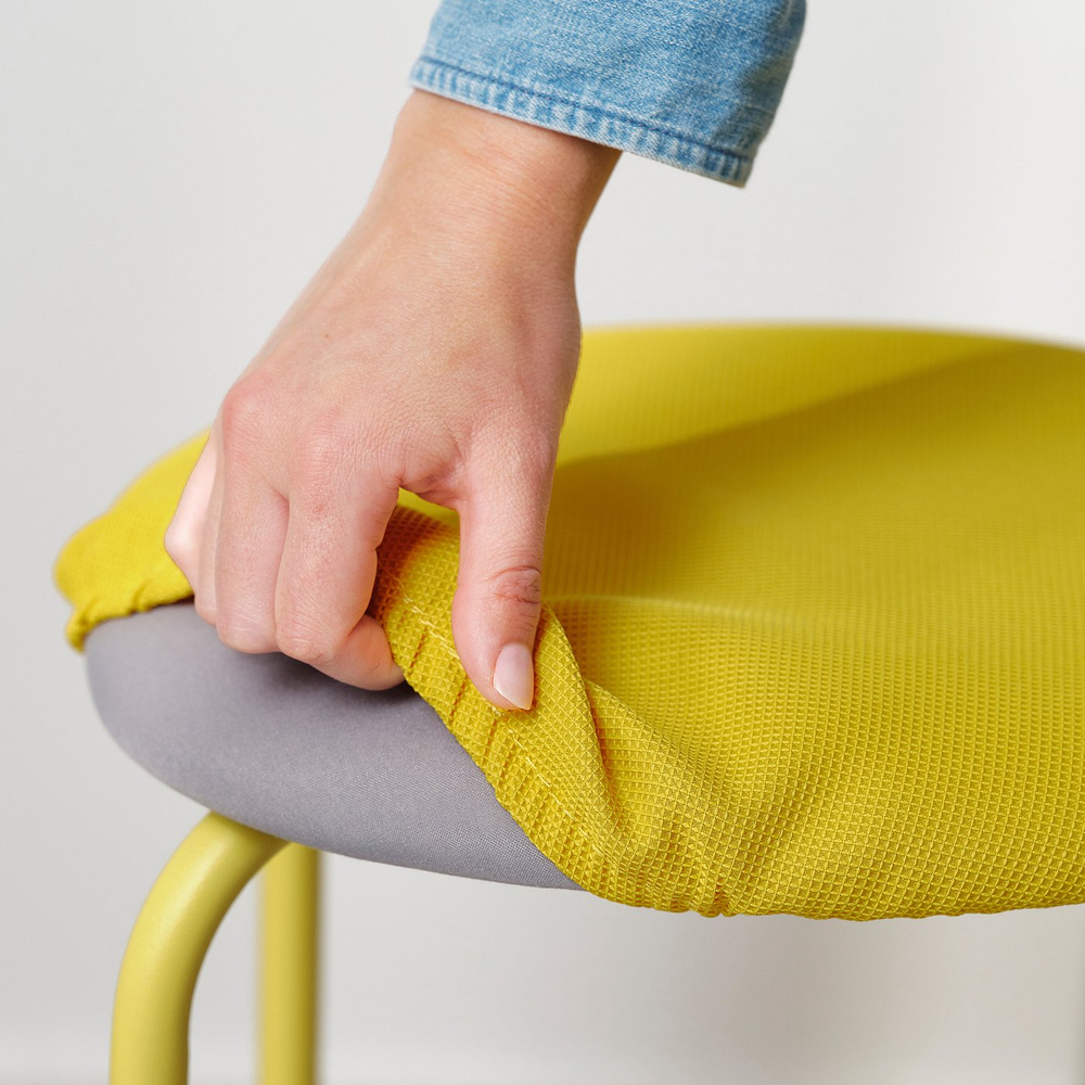 IKEA GULTARP  (ИКЕА ГУЛТАРП)  -  Табурет - светло-жёлтый/Реммарн жёлтый