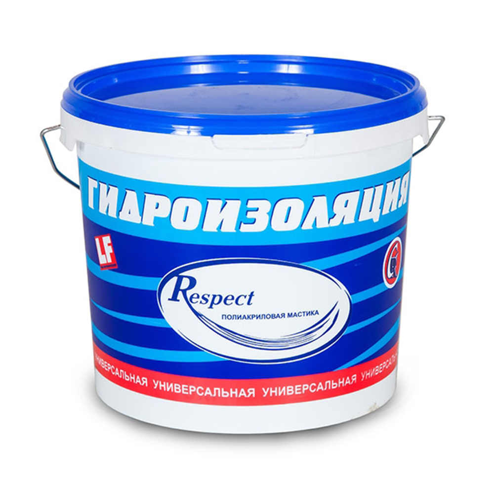 ГИДРОИЗОЛЯЦИЯ "Respect" 5 кг ГИДРОИЗОЛЯЦИЯ "Respect" 5 кг
