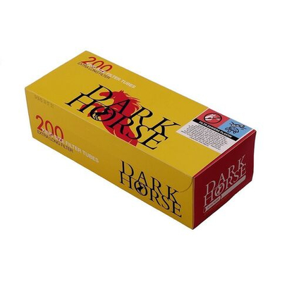 Гильзы для сигарет "Dark Horse" Extra Long Filter 200шт