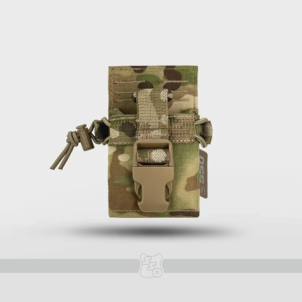 ПРС 2 MOLLE. Сумка под радиостанцию с утяжками и фастексом ССО