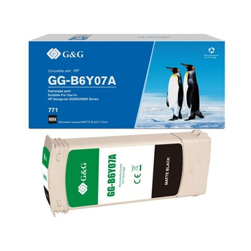 Картридж G&G аналог HP B6Y07A (771С) для DesignJet Z6200 черный матовый