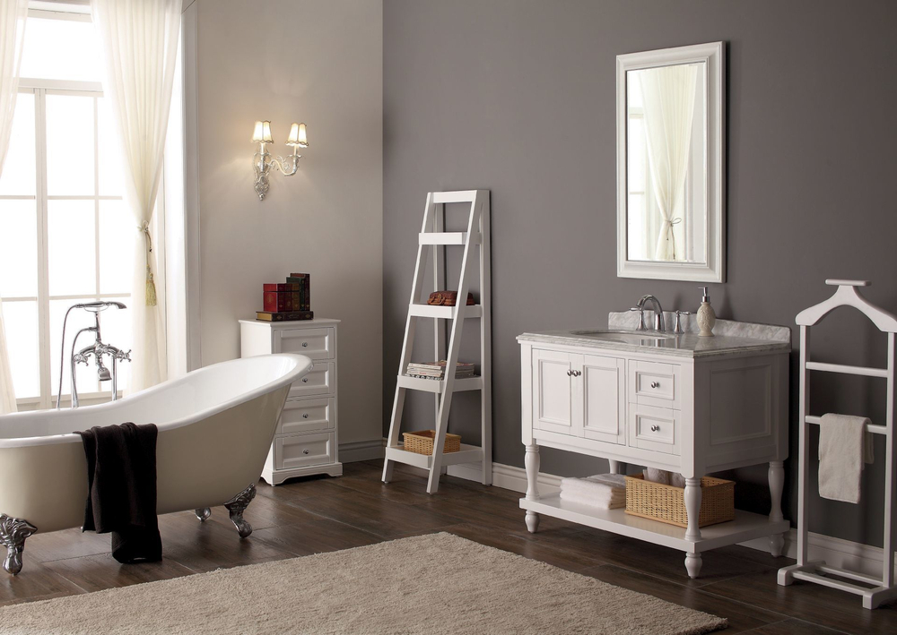 Тумба EDEN 105 арт. TS-8003-CL Левая Ивори с золотом