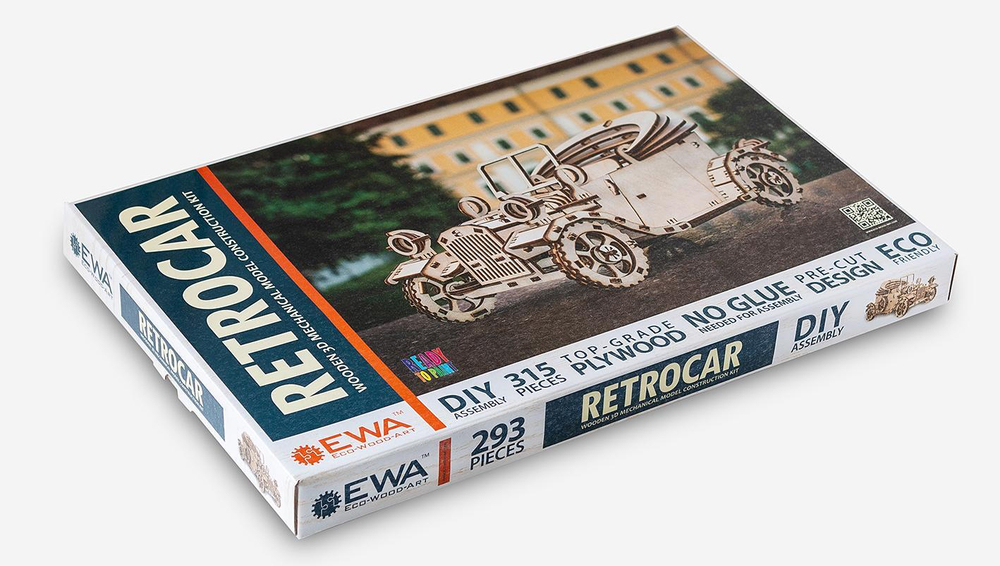 Конструктор деревянный 3D EWA Retrocar Форд Т