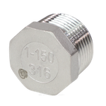 Заглушка сталь нерж Ду 20 (3/4") НР Benarmo